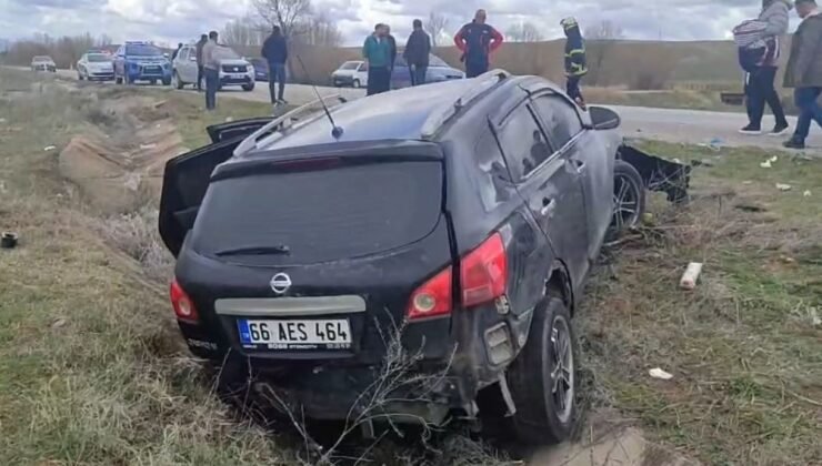 Yozgat’ta trafik kazası: 3 yaralı