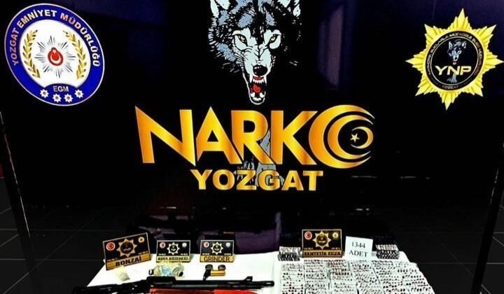 Yozgat’ta yüzlerce uyuşturucu hap ele geçirildi