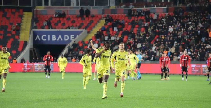 Ziraat Türkiye Kupası: Gaziantep FK: 0 – Fenerbahçe: 4 (Maç sonucu)