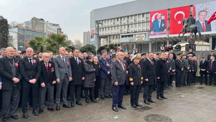 Zonguldak’ta 18 Mart Çanakkale Zaferi ve Şehitleri Anma Günü dolayısıyla tören düzenlendi